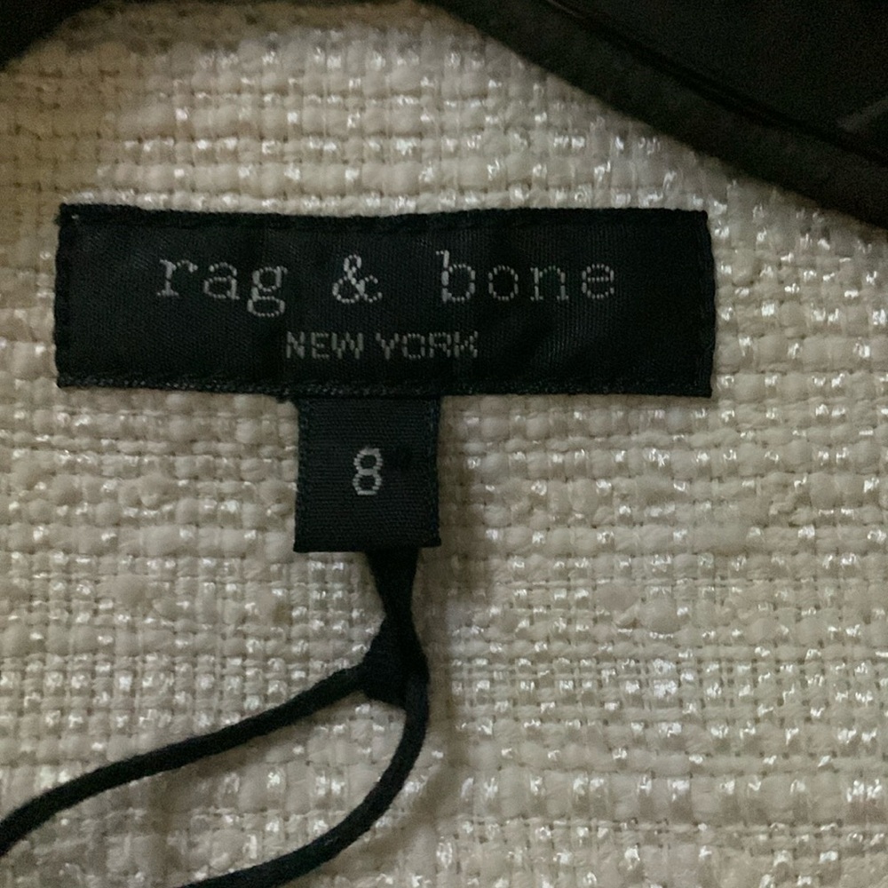 rag & bone AMAYA BLAZER Crop Jacket size 8
Color Ivory - Picture 6 of 10